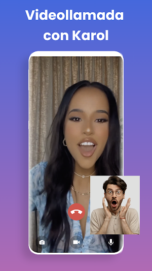 Karol G Fake Video Call & Chat Screenshot 1