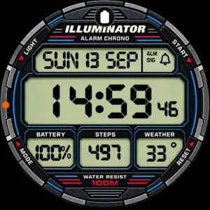 ILLUMINATOR: Retro Watch Face Screenshot 3
