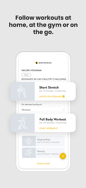 Southeast Nutrition Clinic Screenshot 2