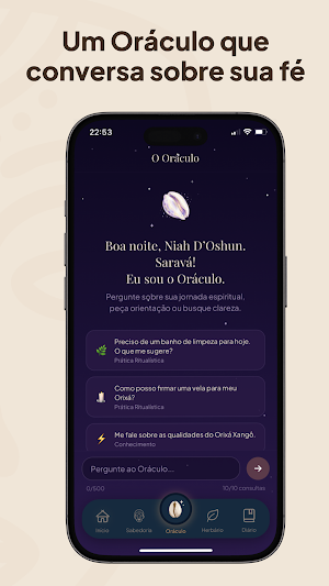 Terreiro: Oráculo IA e Axé Screenshot 3