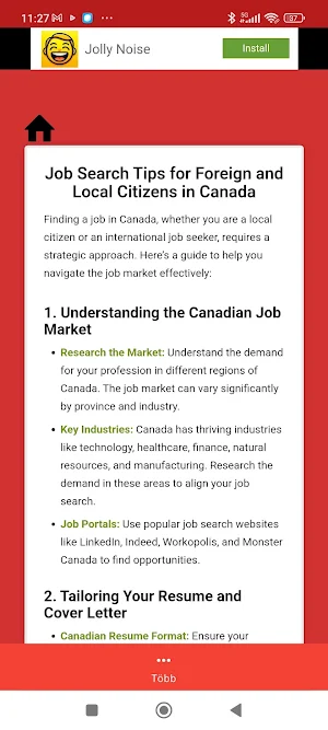 Job Search in Canada Screenshot 0