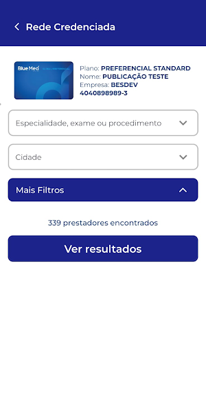 Blue Med App Screenshot 2
