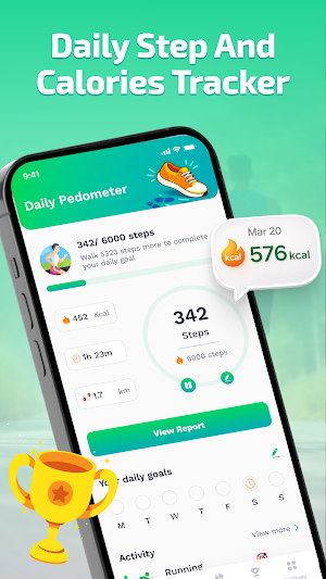 Daily Step Counter - Pedometer Screenshot 0