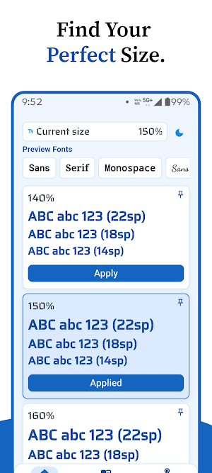 Big Font - Text Size Changer Screenshot 2