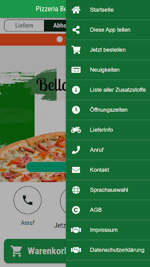 Pizzeria Bella Italia Rostock Screenshot 2