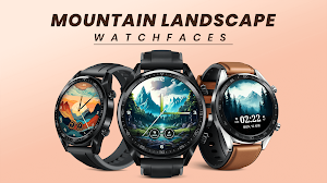 Mountain Landscape Watch Face Screenshot 2