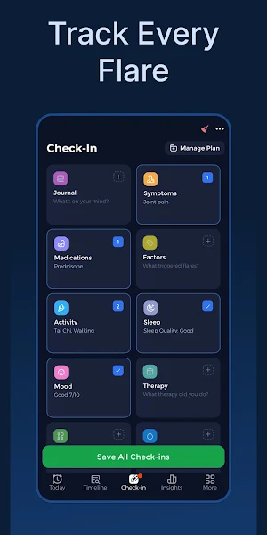 RA Tracker - Arthritis Diary Screenshot 1