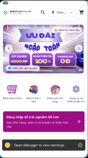 SSPG Ecommerce Screenshot 2