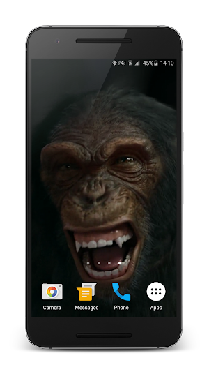 Talking Monkey Live Wallpaper Screenshot 1