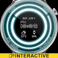 Glowing ElecTRONic Watch Face