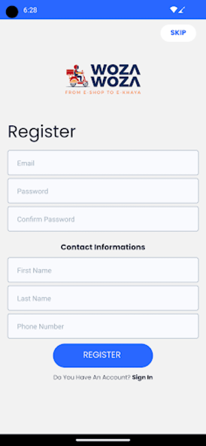 WozaWoza Online Mall Screenshot 2