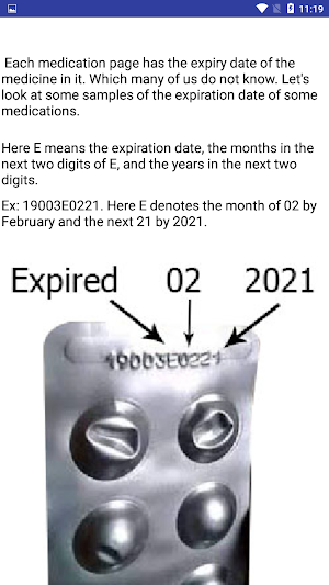 Expiry Date of Medicine Screenshot 2