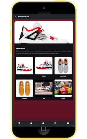 BoSS Sneaker App Screenshot 1