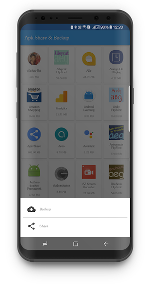 Apkshare & Backup Screenshot 1