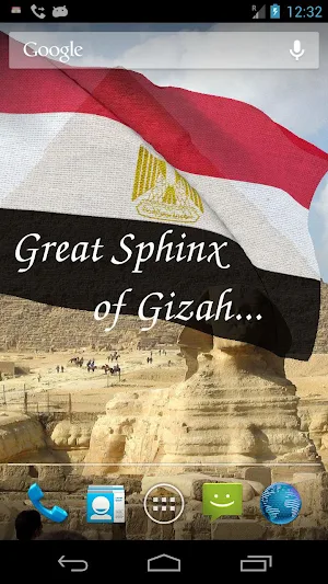 Egypt Flag Live Wallpaper Screenshot 2