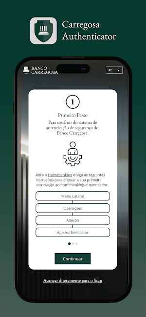 Carregosa Authenticator Screenshot 1
