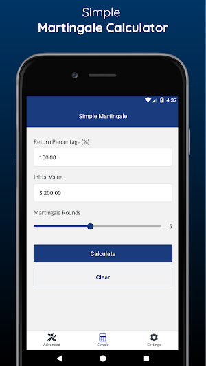 Martingale Calculator Screenshot 0