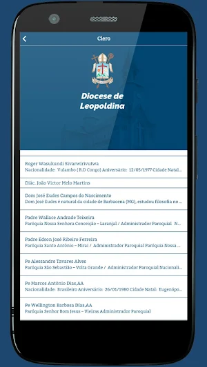 Diocese de Leopoldina Screenshot 2