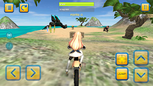 Motorbike Girls Jumping Mission Screenshot 0
