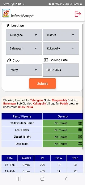 Infestsnap Screenshot 2