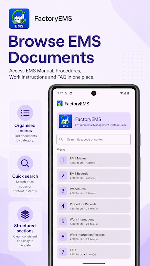 Factory EMS Screenshot 1