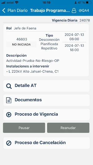 Vigencias Digitales Transelec Screenshot 2
