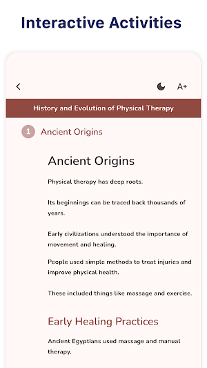 Physical Therapy Screenshot 2