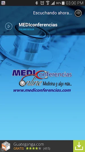 MEDIconferencias Screenshot 1