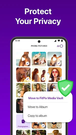 FitPix - Photo & Video Vault Screenshot 3