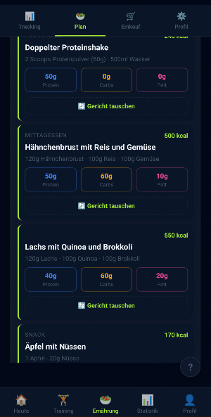 AI Trainer — Workout Planner Screenshot 3