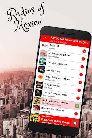 Radios de México AM - FM Screenshot 0