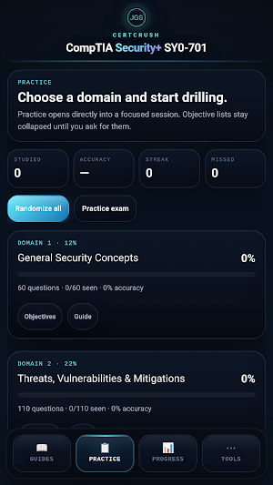 CertCrush: Security+ SY0-701 Screenshot 2