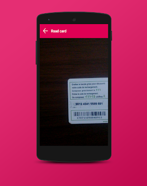 Read card mobile Recharge Screenshot 1