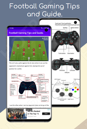 Football gaming Guide. Screenshot 1