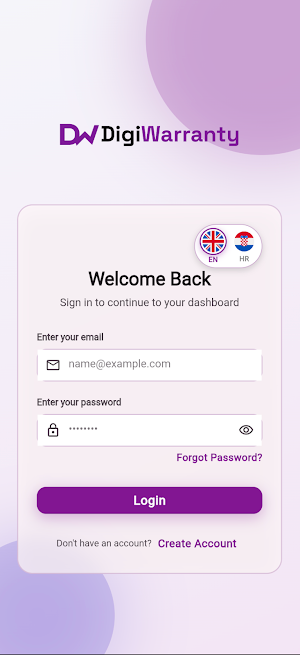 DigiWarranty Screenshot 0