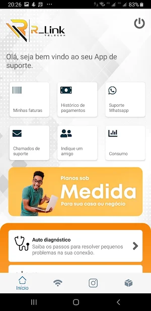 R_Link Telecom - App oficial Screenshot 1