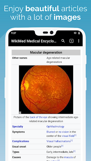 WikiMed - Offline Medical Encyclopedia Screenshot 1