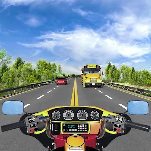 Highway Bike Racing: Bike Game Screenshot 0