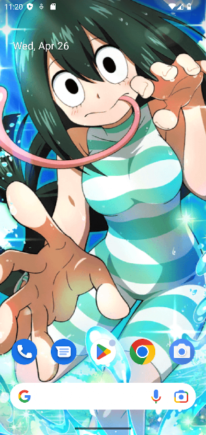 Hero Tsuyu Asui Wallpaper Screenshot 0