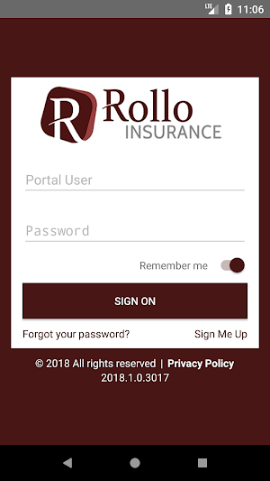 Rollo Insurance Mobile Screenshot 0