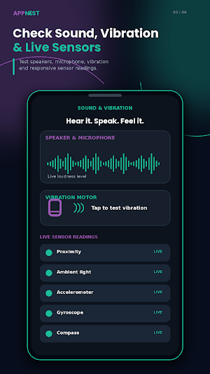 Phone Checker: Device Test Screenshot 2
