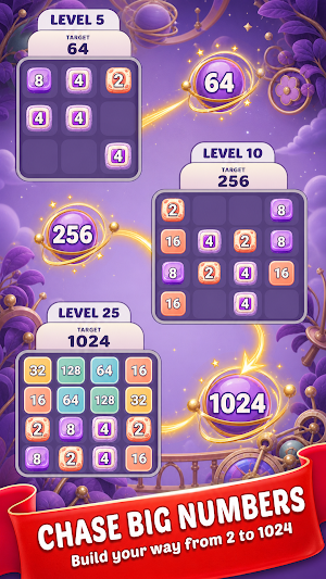 Zesty Velvet Orbit: Merge Screenshot 2