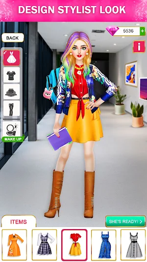 College Girls Fashion Dress up Screenshot 1