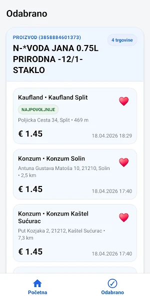 Šoping Radar Screenshot 2