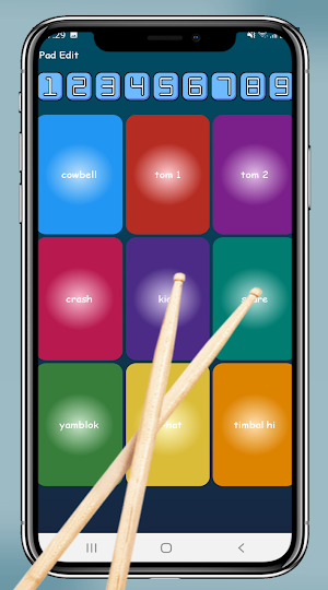 Percusión Pad Musical Screenshot 2