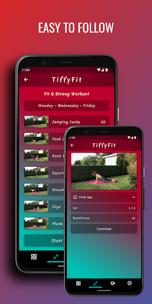 TiffyFit - Women Fitness App Screenshot 3