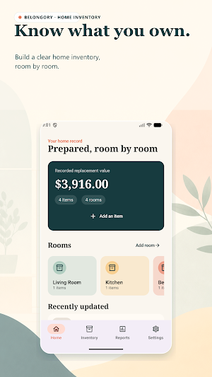 Belongory: Home Inventory Screenshot 0