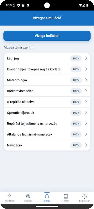 PPL(A) Pilóta Elméleti Vizsga Screenshot 1