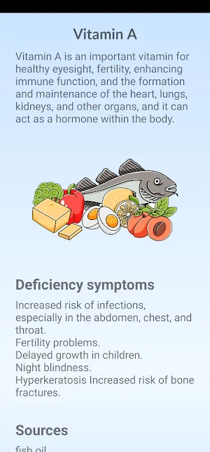 Vitamins and Supplements Guide Screenshot 2