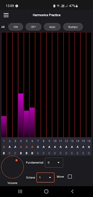 Harmonics Practice Screenshot 0